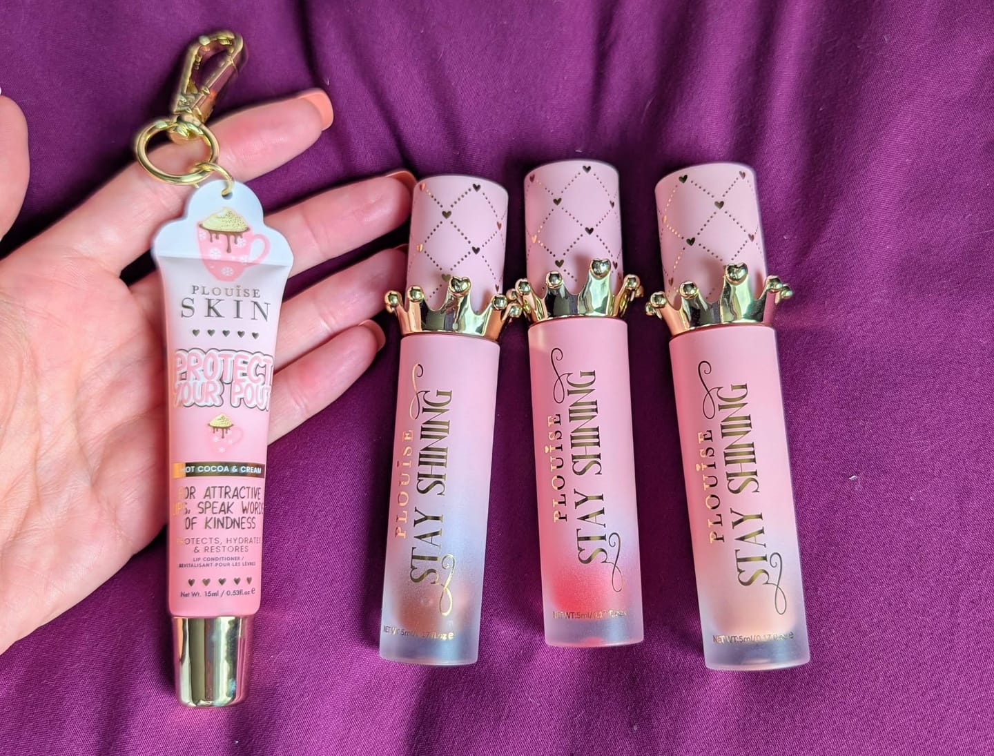 Customer photo review of P.Louise Stay Shining Crown Lip Oil