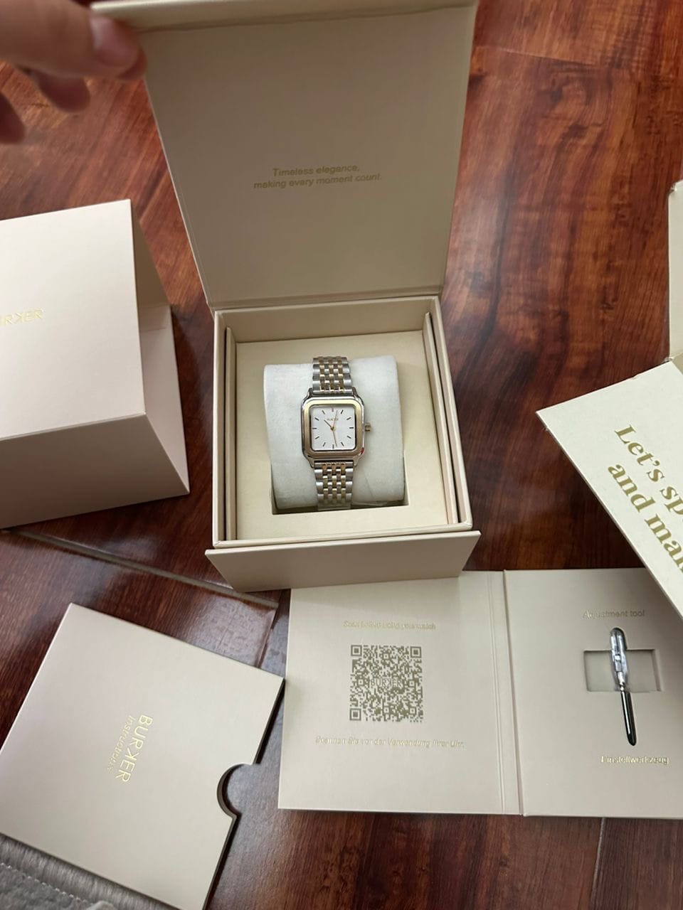 Customer photo review of Macy Gold Silver