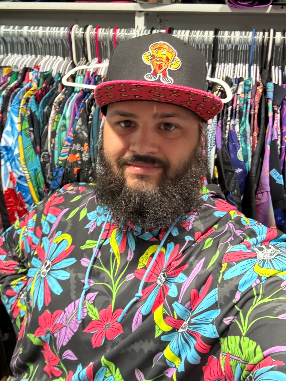 Customer photo review of Doom and Bloom – Performance Hoodie