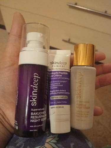 Customer photo review of » DREAM GLAZE - Peptide Milk Toner (100% off)