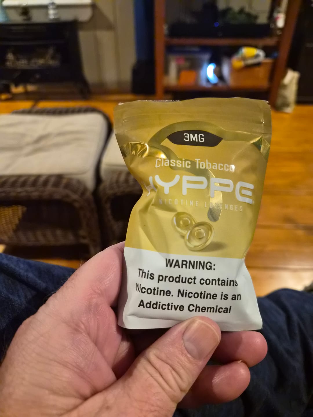 Customer photo review of Nicotine Lozenges