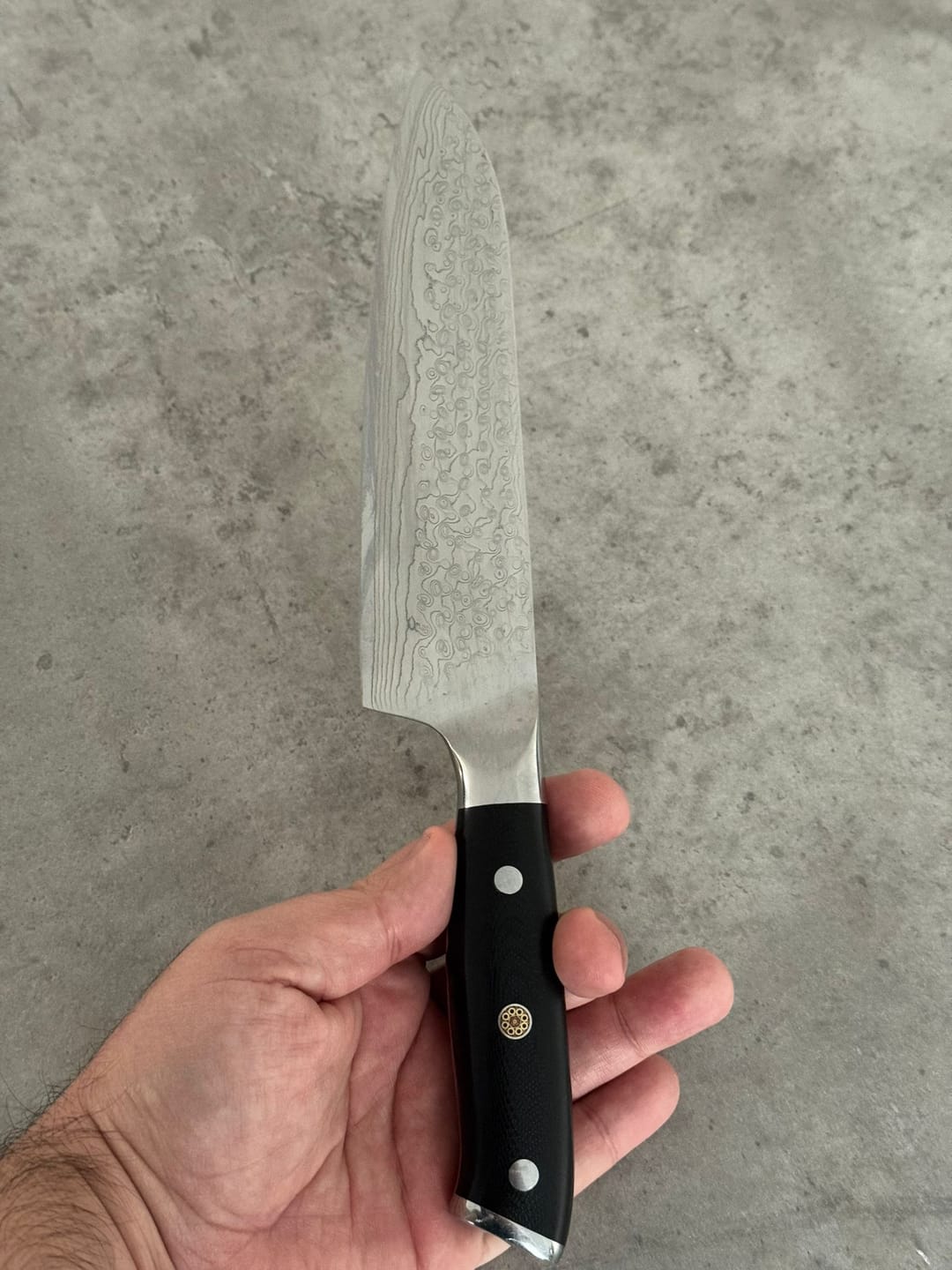 Customer photo review of Premium Damast Santokumesser