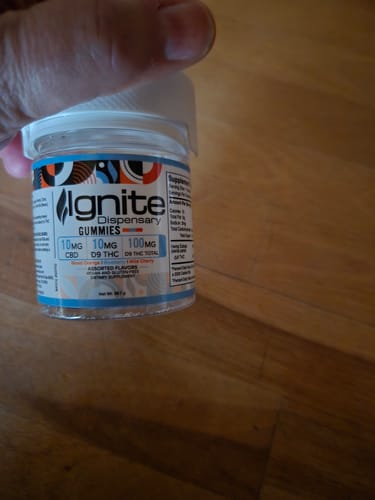Customer photo review of Ignite 100mg CBD/D9 ELEVATE Gummies