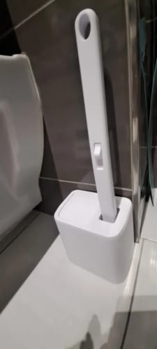 Customer photo review of Toilet Scrubber Kit with Self-Cleaning Disposable Pads – No Pre-Rinse, No Mess, No Odor, Simplifies Bathroom Hygiene