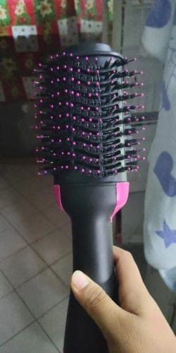 Customer photo review of Cepillo secador y voluminizador Rosa