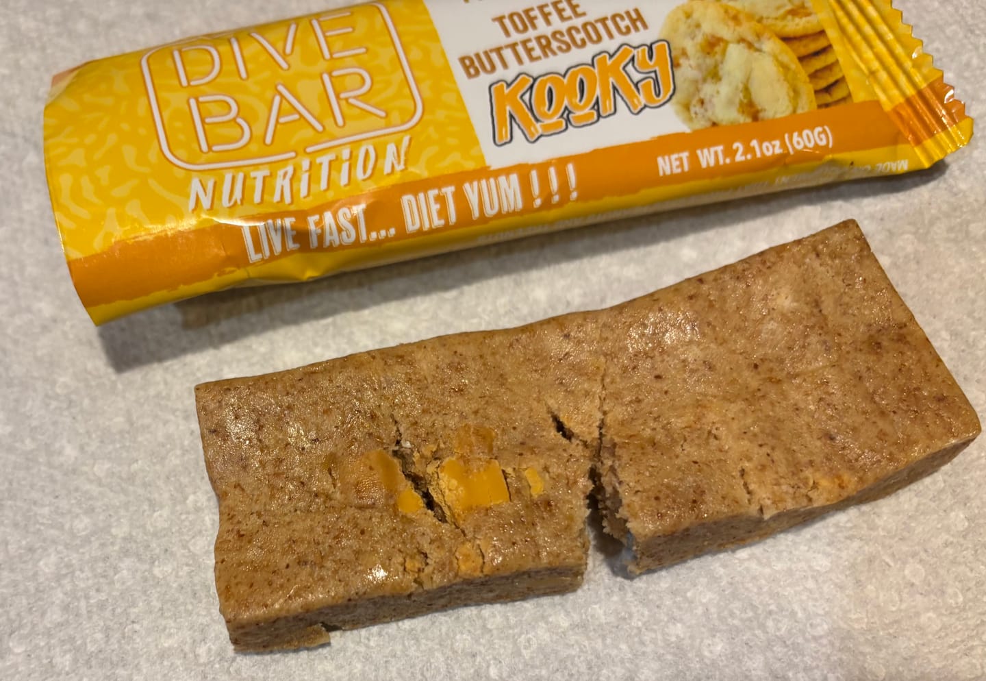 Customer photo review of TOFFEE BUTTERSCOTCH KOOKY - 6 Bars