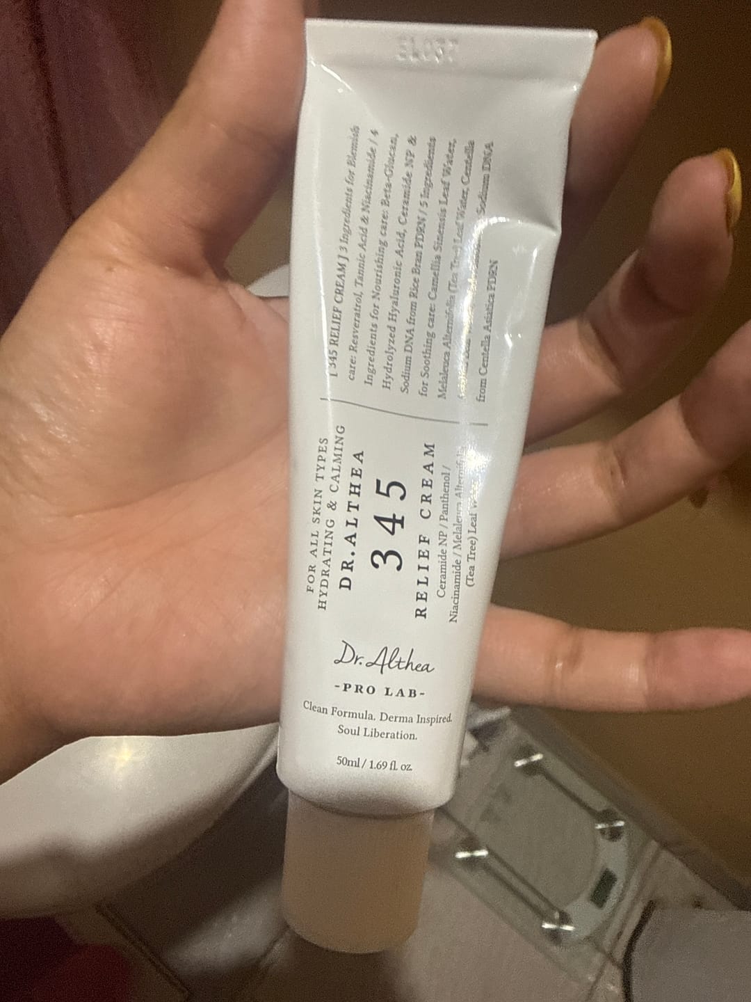 Customer photo review of 345 Relief Cream