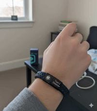 Customer photo review of Medical Alert Bracelet
