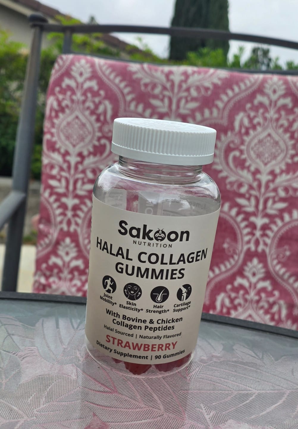 Customer photo review of Collagen Peptides Gummies – Types I, II & III