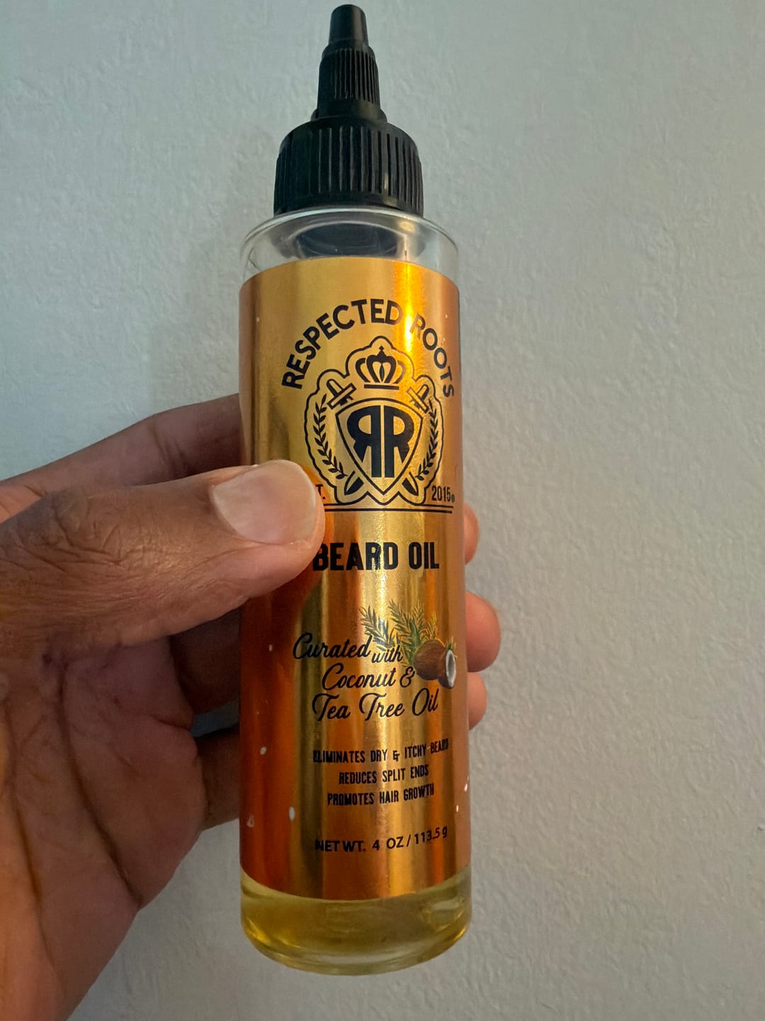 Customer photo review of Beard Oil