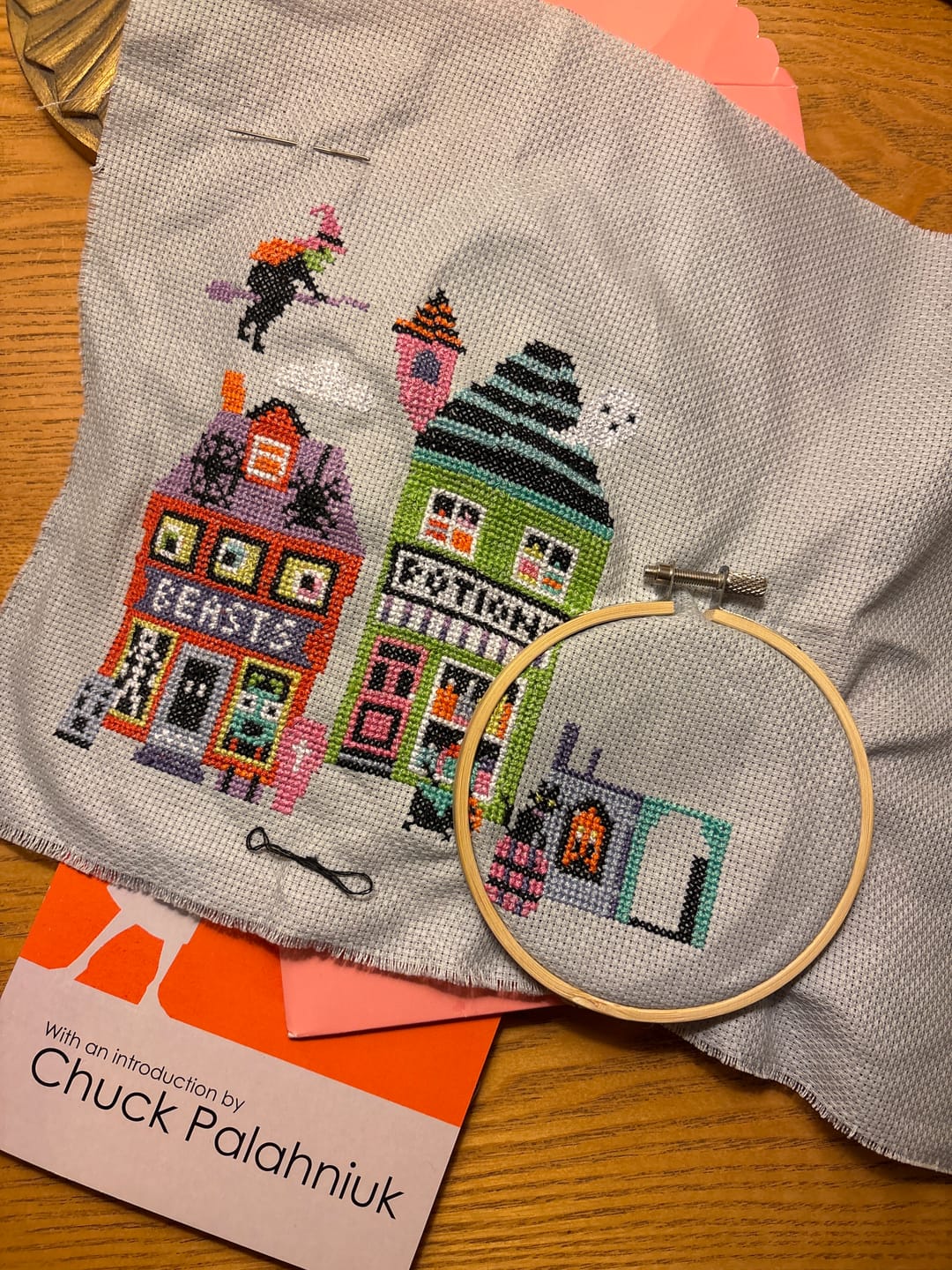 Customer photo review of Witchy Way - Cross Stitch Kit