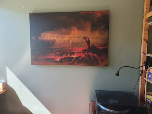 Customer photo review of Pandemonium | John Martin | 1841