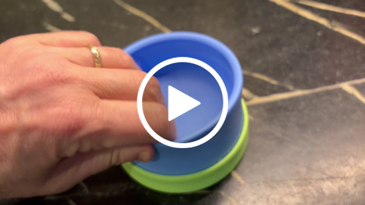 Customer video review of Everything Snack Cup