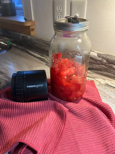 Customer photo review of Mason Genie® Vacuum Sealer Kit