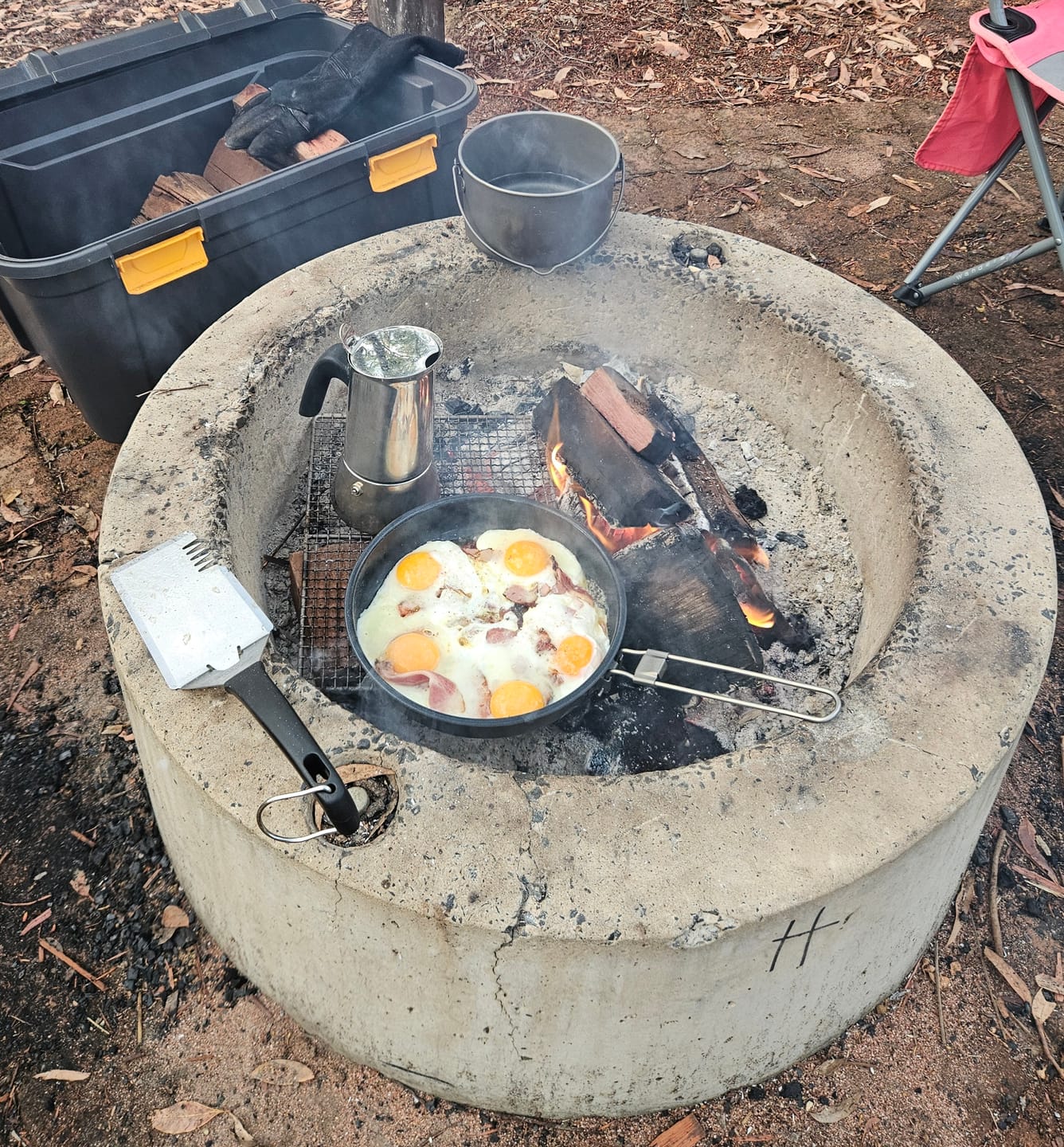 Customer photo review of Titanium Large Frying Pan - Ceramic Coated