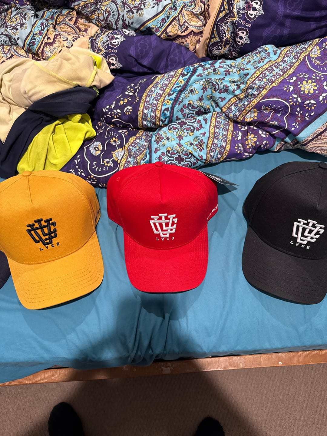 Customer photo review of LVCO "Jet Black" A-Frame Snapback