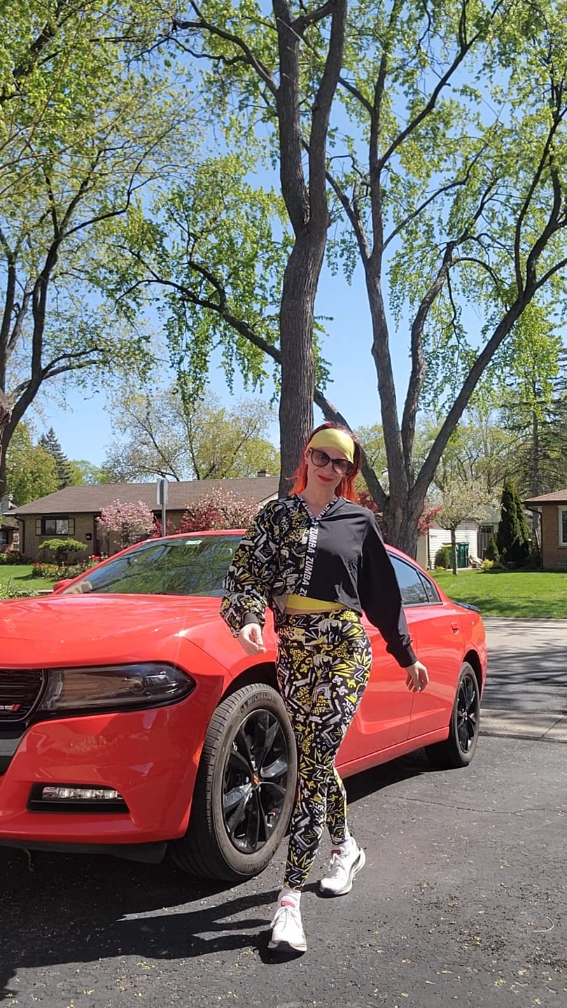 Customer photo review of Sizzlin' High Waisted Ankle Leggings