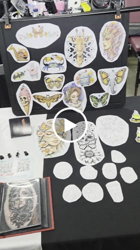Customer video review of Cut to Shape Stickers