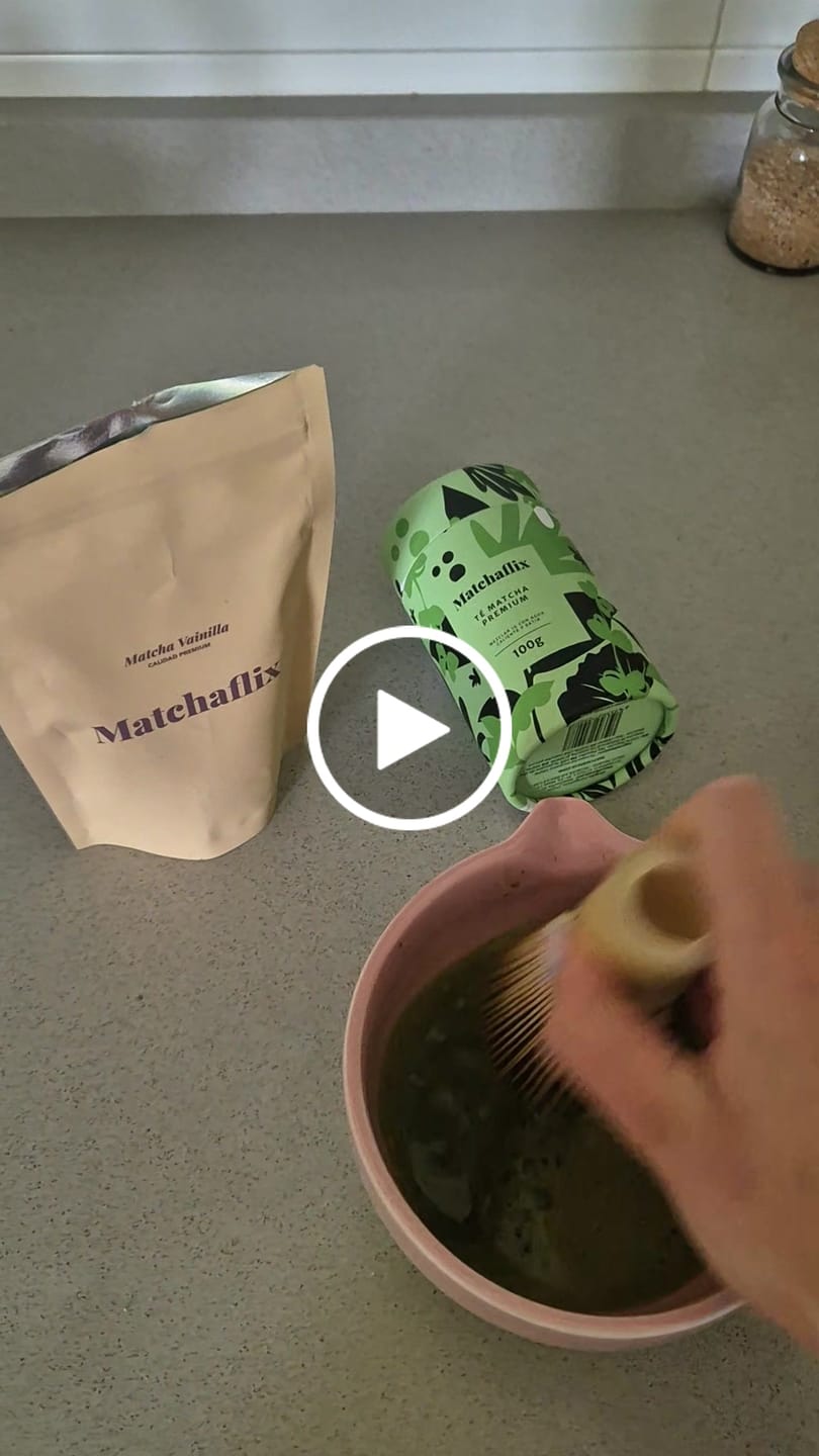 Customer video review of Té Matcha Vainilla Premium