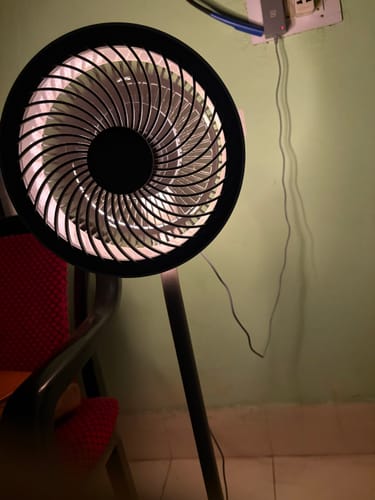 Customer photo review of India’s Most Silent Smart 3D Air Circulation Fan with NUUK App | HĀLO [v2 LĪNKD]