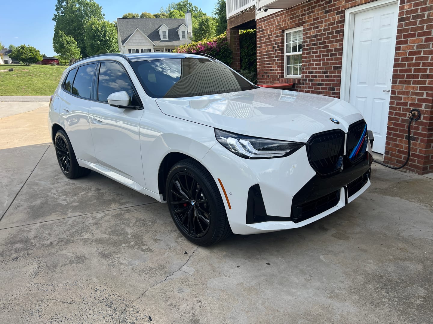Customer photo review of 20” Wheels Fit BMW X3 2019–2025 |  Factory Style Rims |  Gloss Black |  Staggered Set of 4