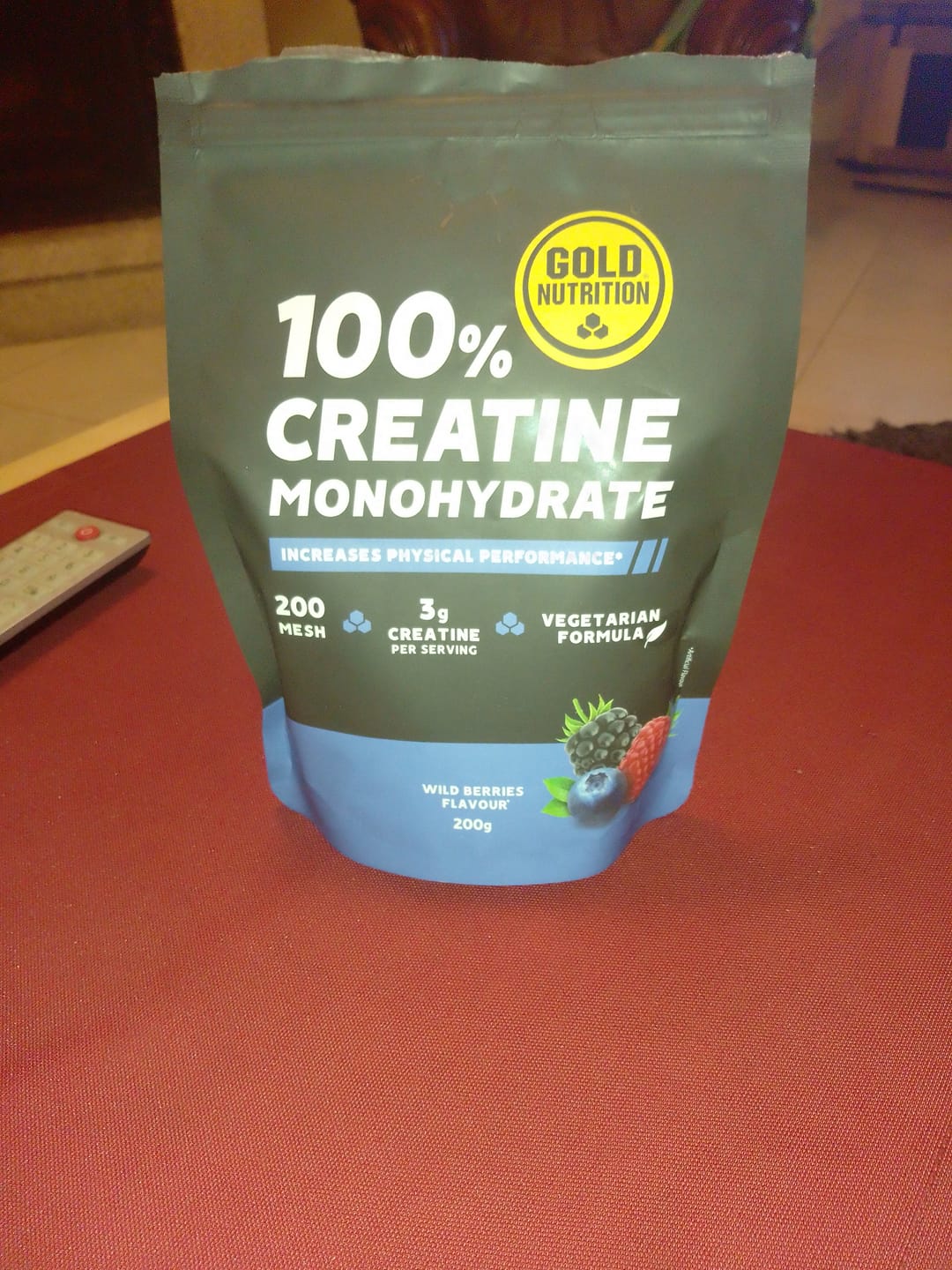 Customer photo review of 100% Creatine Monohydrate
