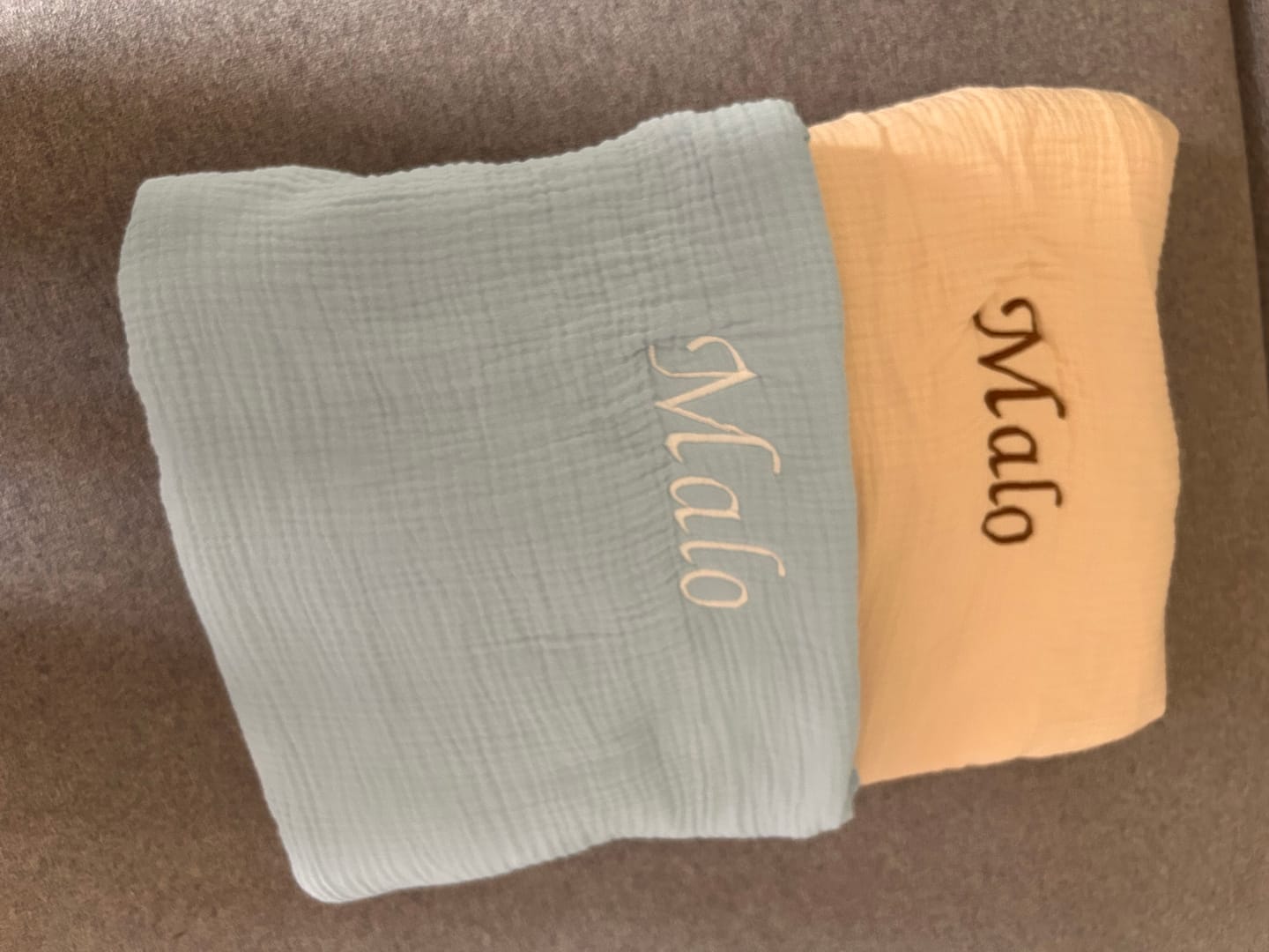 Customer photo review of Couverture Gaze de coton