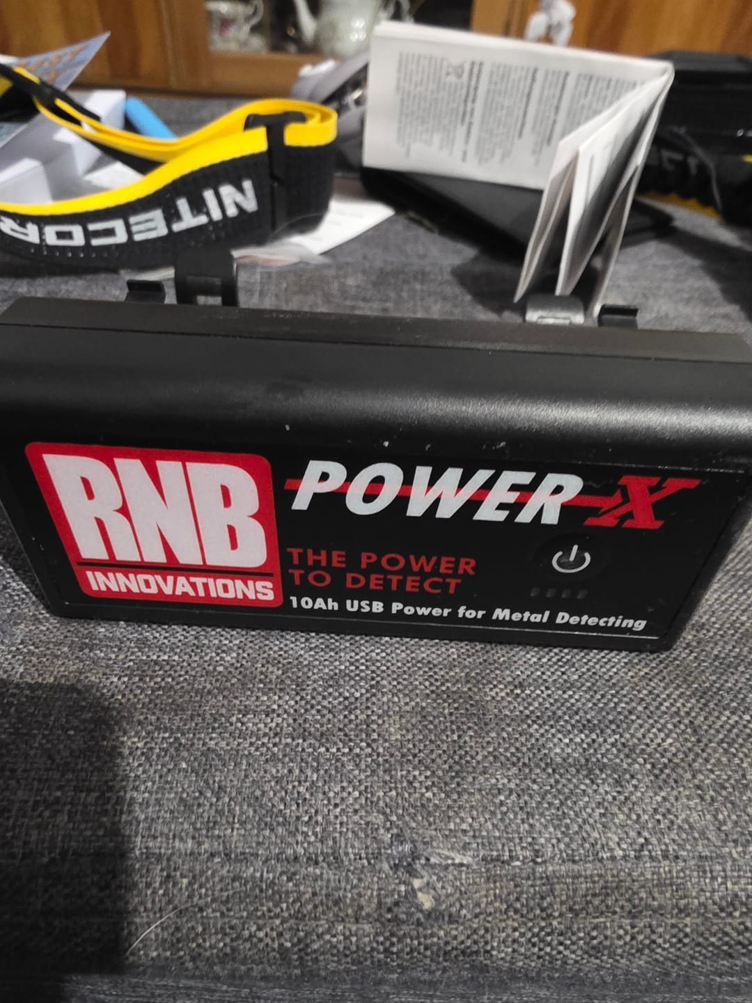 Customer photo review of RNB Power x Battery -Metal Detector backup battery