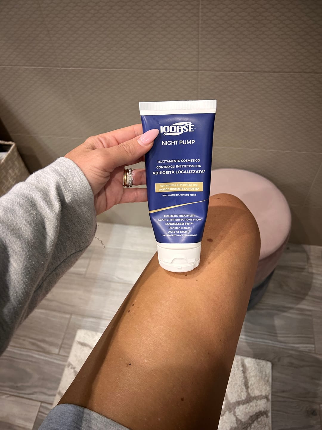 Customer photo review of Crema snellente corpo da notte