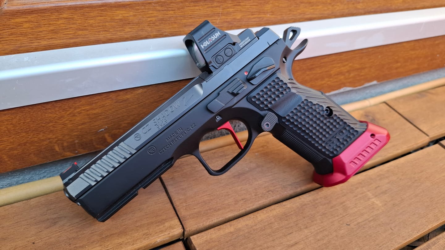 Customer photo review of CZ Shadow 2 G10 Palm Swell Short Grips | Magwell Ready