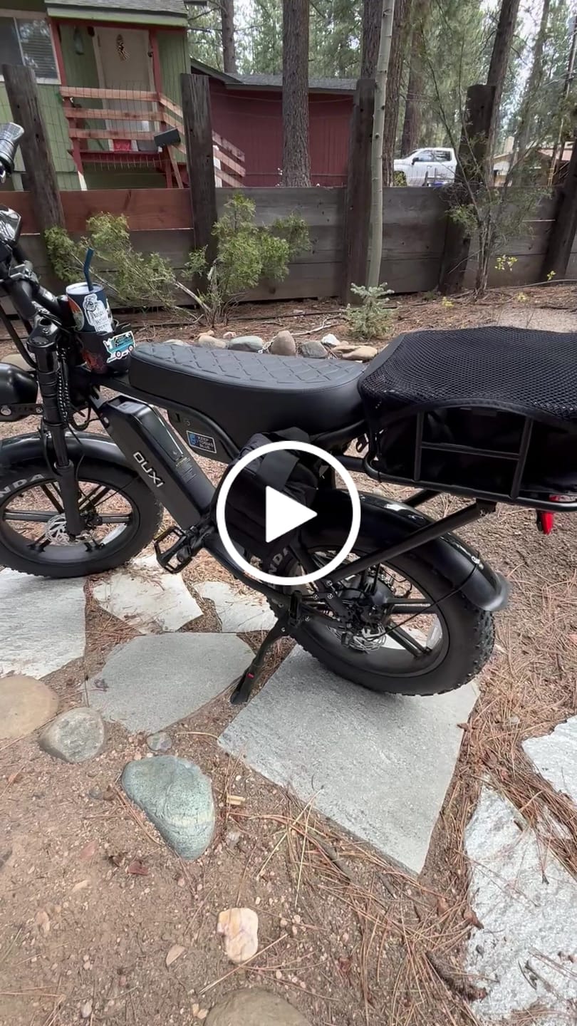 Customer video review of OUXI V8 Max 750W Dual Battery Electric Bike