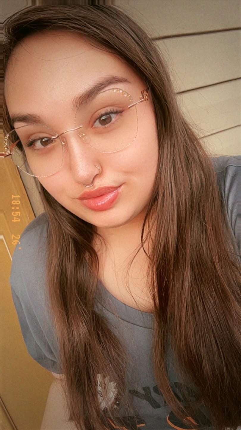 Customer photo review of Glitter Eyeglasses