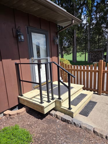 Customer photo review of Corner Adjustable Top Rail Connector (Plastic)
