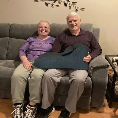 Customer photo review of Zyra - Sweet Spot Comfort Pillow