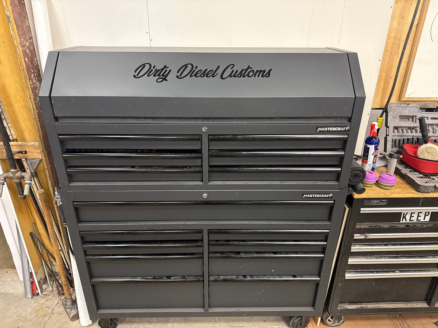 Customer photo review of Dirty Diesel Customs Banner Sticker