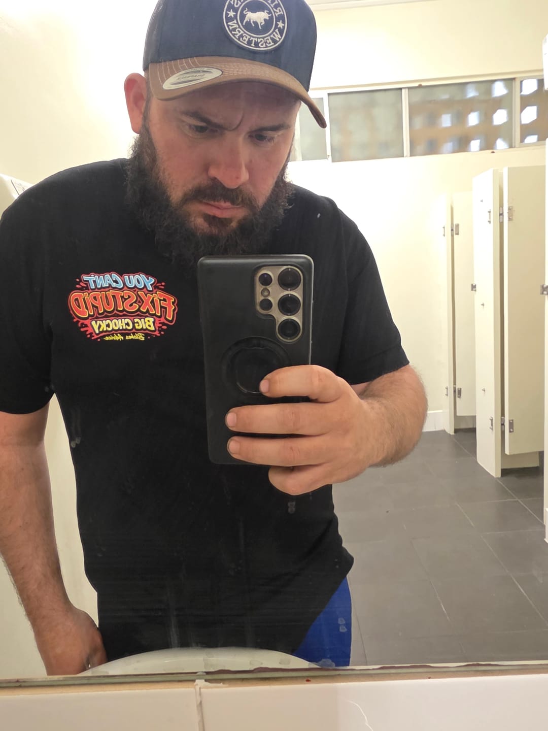 Customer photo review of Big Chocky: Clown Show Tee
