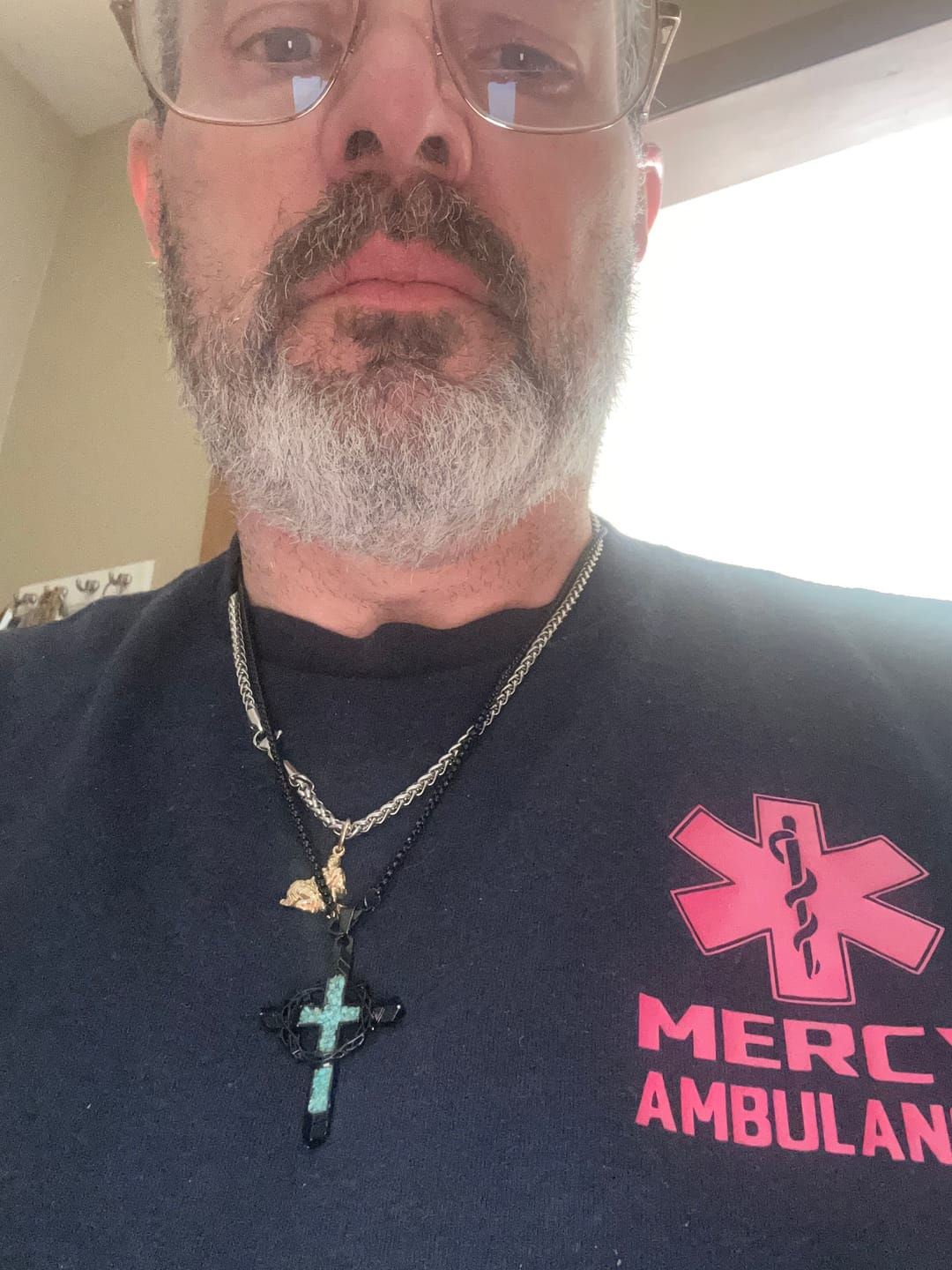 Customer photo review of FREE Today: Thorn-Wrapped Inlaid Cross Pendant Necklace: A Symbol of Christ’s Sacrificial Love