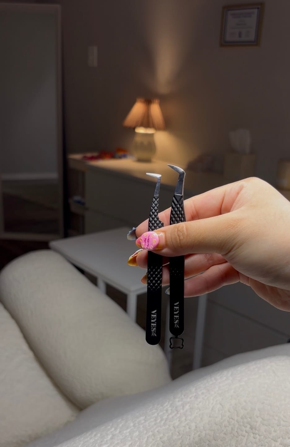 Customer photo review of Noir N°7 - Fiber Lash Tweezer