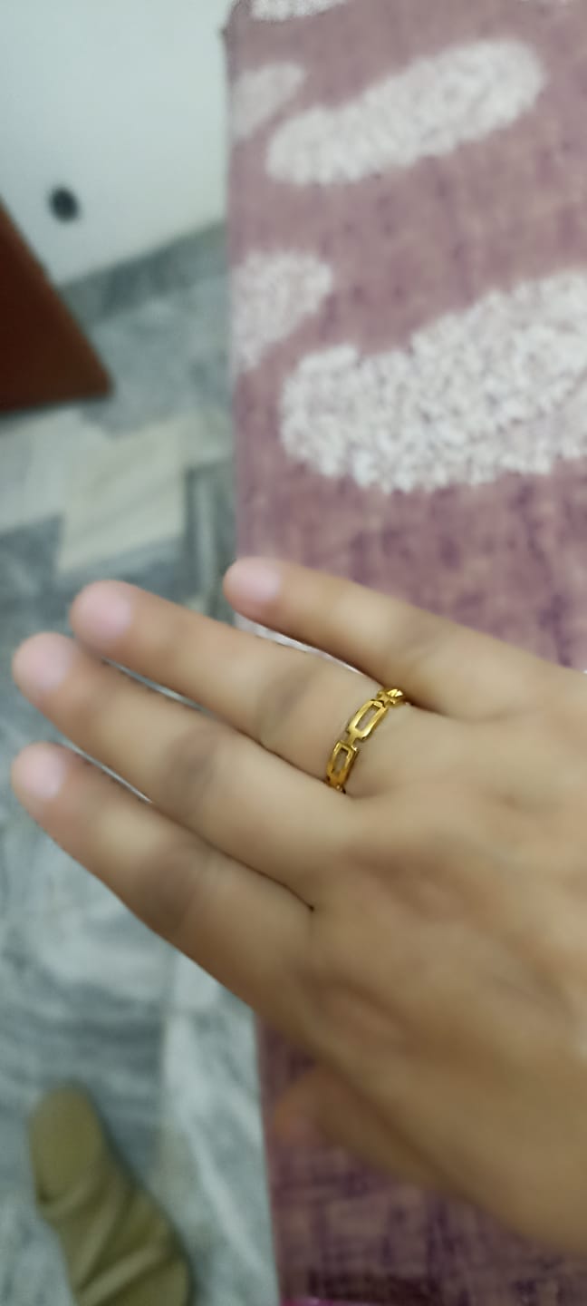 Customer photo review of Geo Link Gold Band