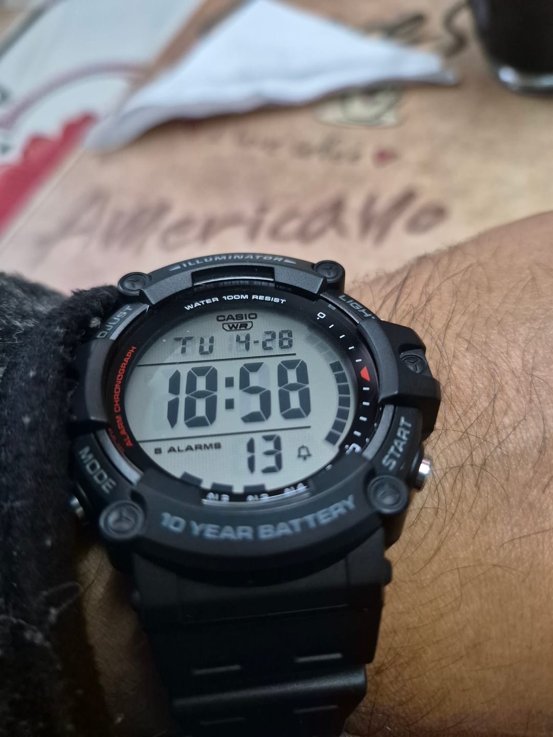 Customer photo review of Reloj Casio Vintage AE-1500WH-1AVDF Negro