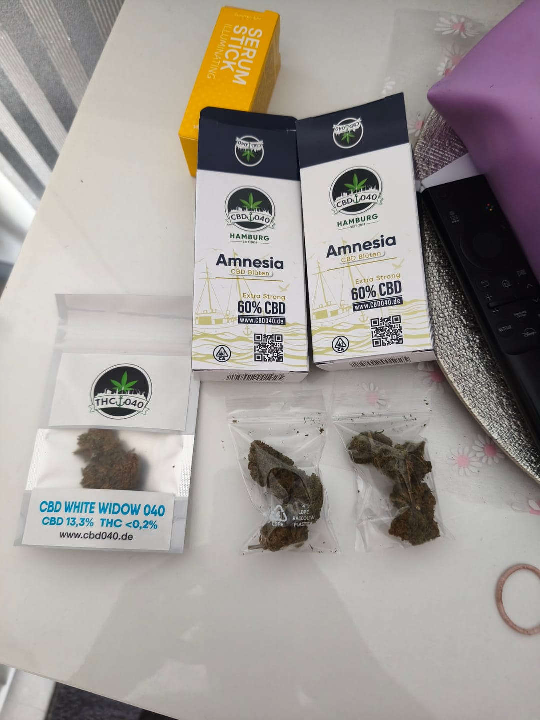 Customer photo review of Amnesia Haze Extra Strong 60% - CBD Blüten - Indoor - Unsere stärkste CBD Sorte