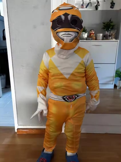 Customer photo review of Kinder Superheld Kostüm Ranger | Fantasie Rollenspiel Anzug