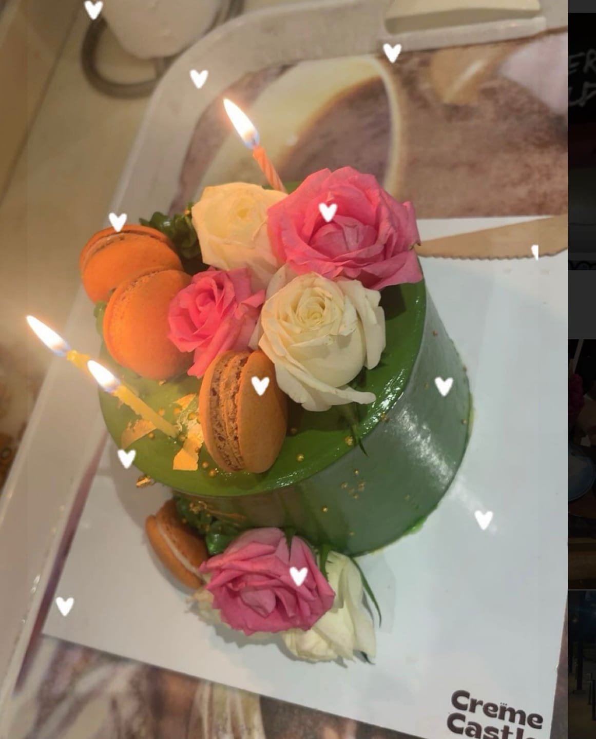 Customer photo review of Custom Floral Cake Online