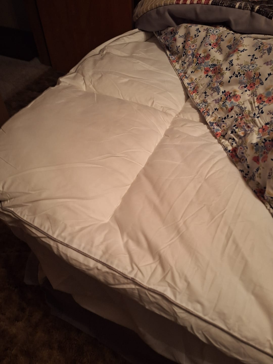 Customer photo review of Muscle Mat Luxury Mattress Topper - 4 Inches Thick