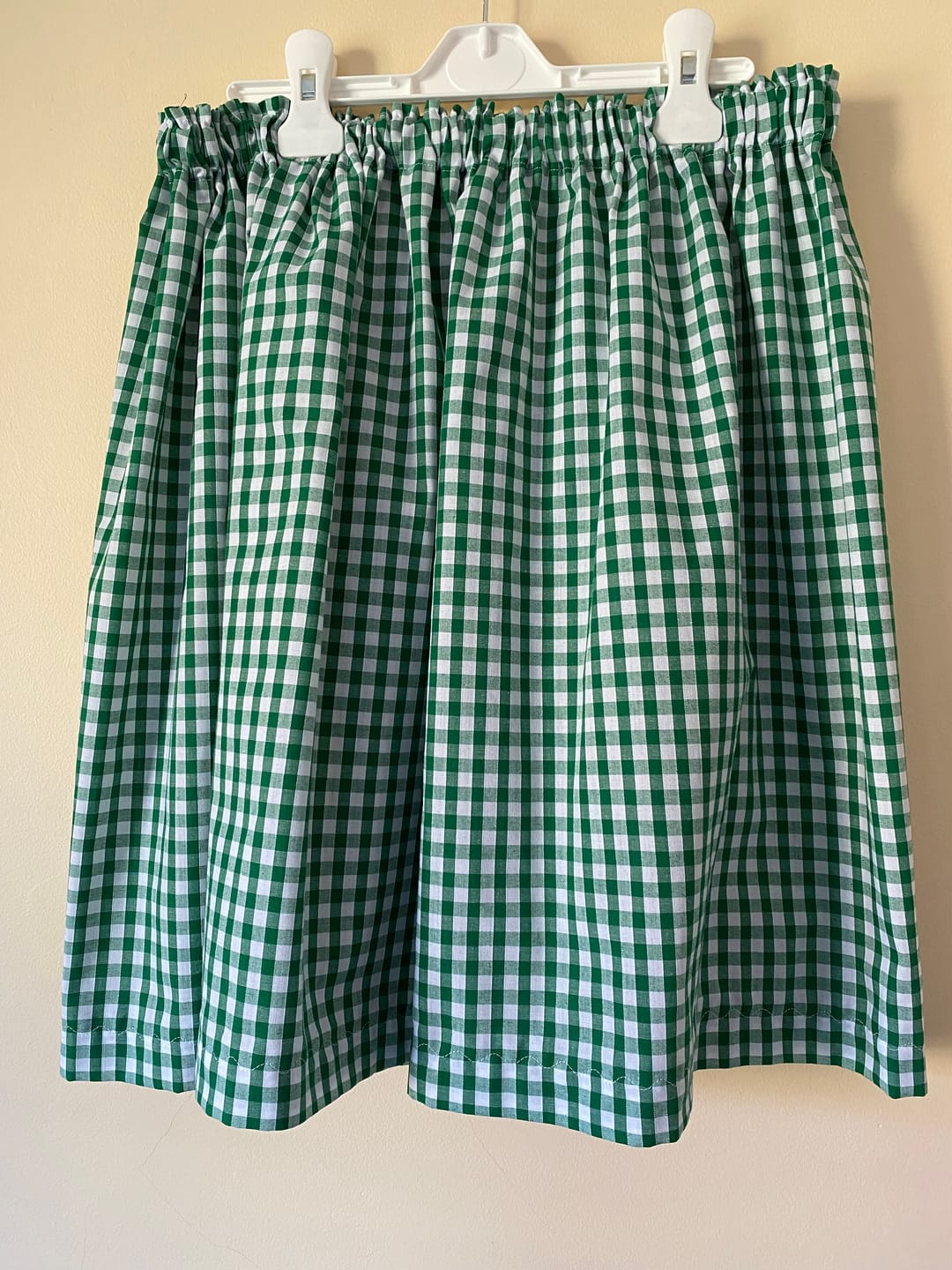 Customer photo review of 1/4 inch Gingham Polycotton Fabric