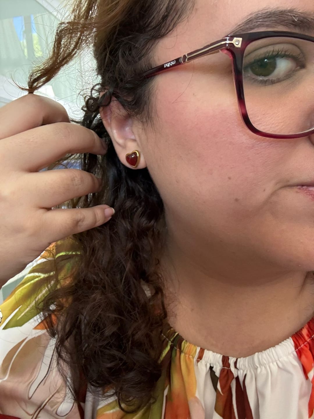 Customer photo review of Aretes Bambina