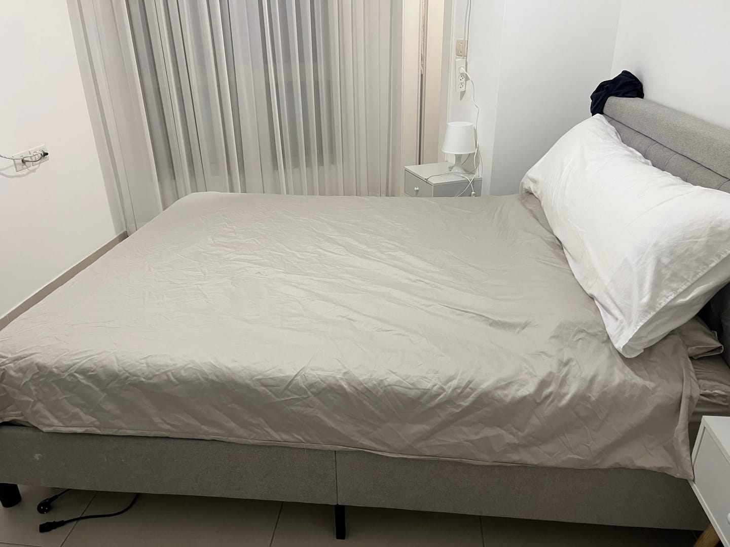 Customer photo review of סט מצעים חול - כותנה מצרית