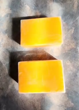 Customer photo review of Lemon Turmeric Kojic Acid Soap