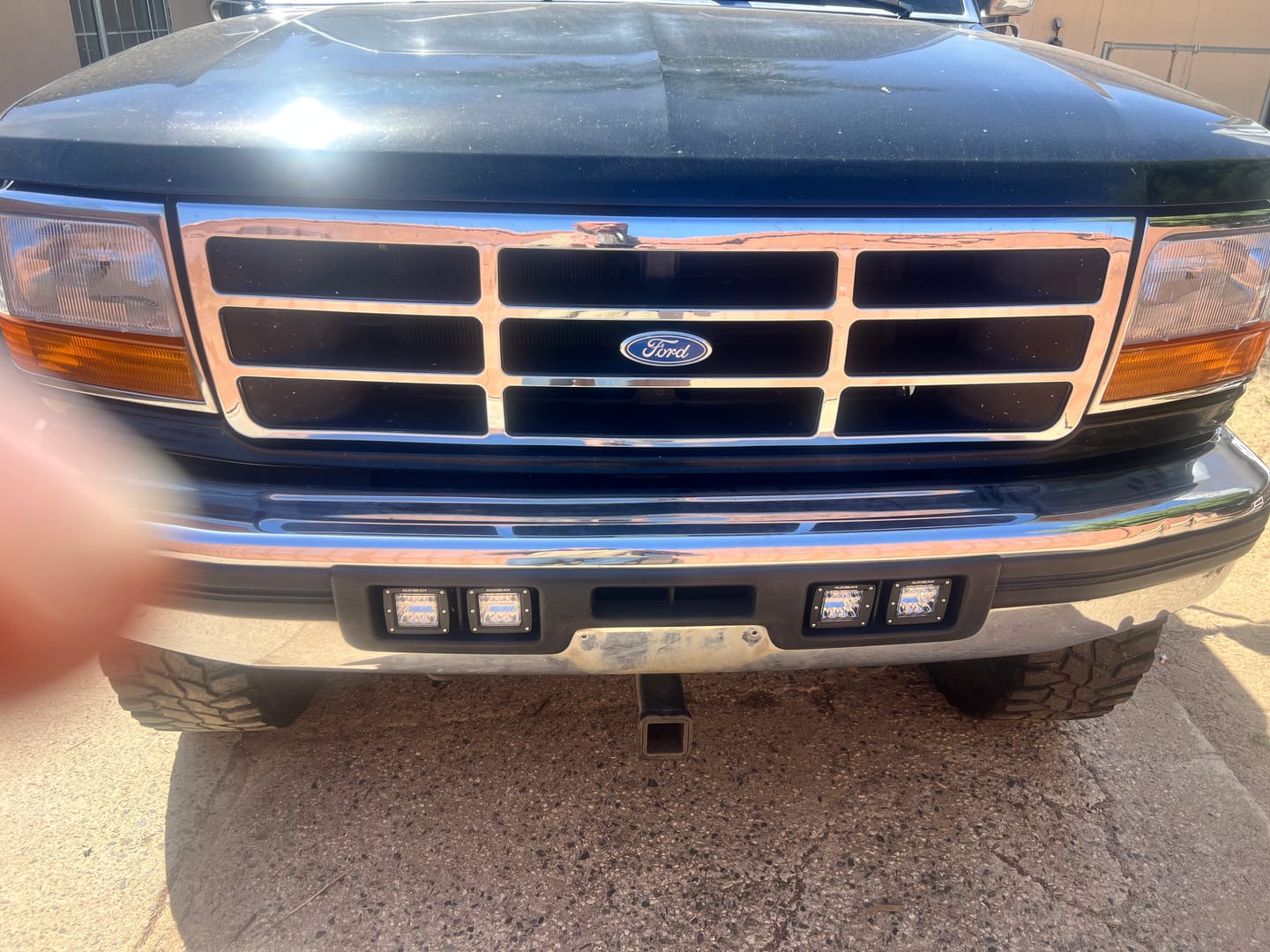 Customer photo review of OBS Ford - LED Pod Light Mounting Brackets