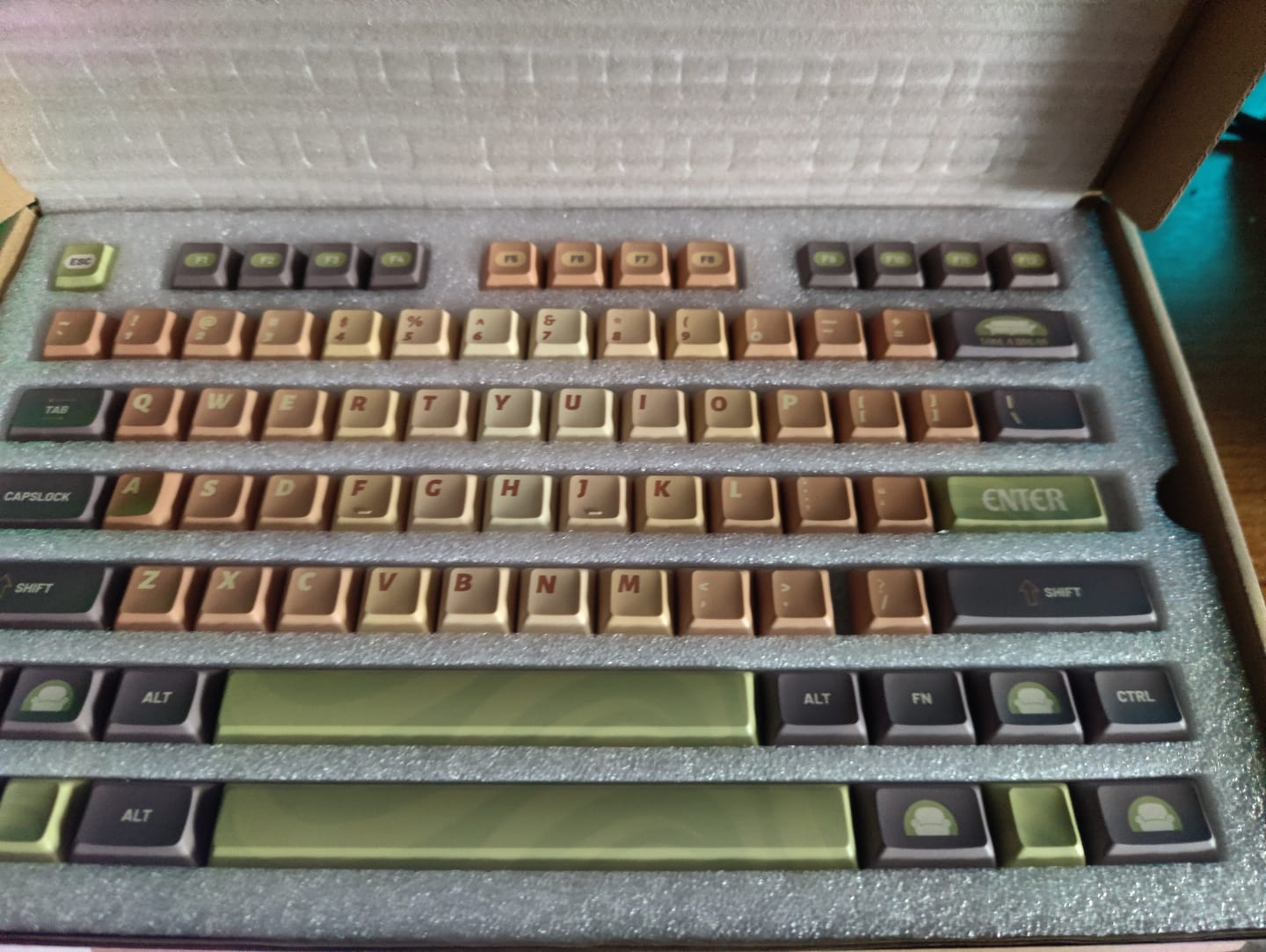 Customer photo review of Mystery Keycap Set